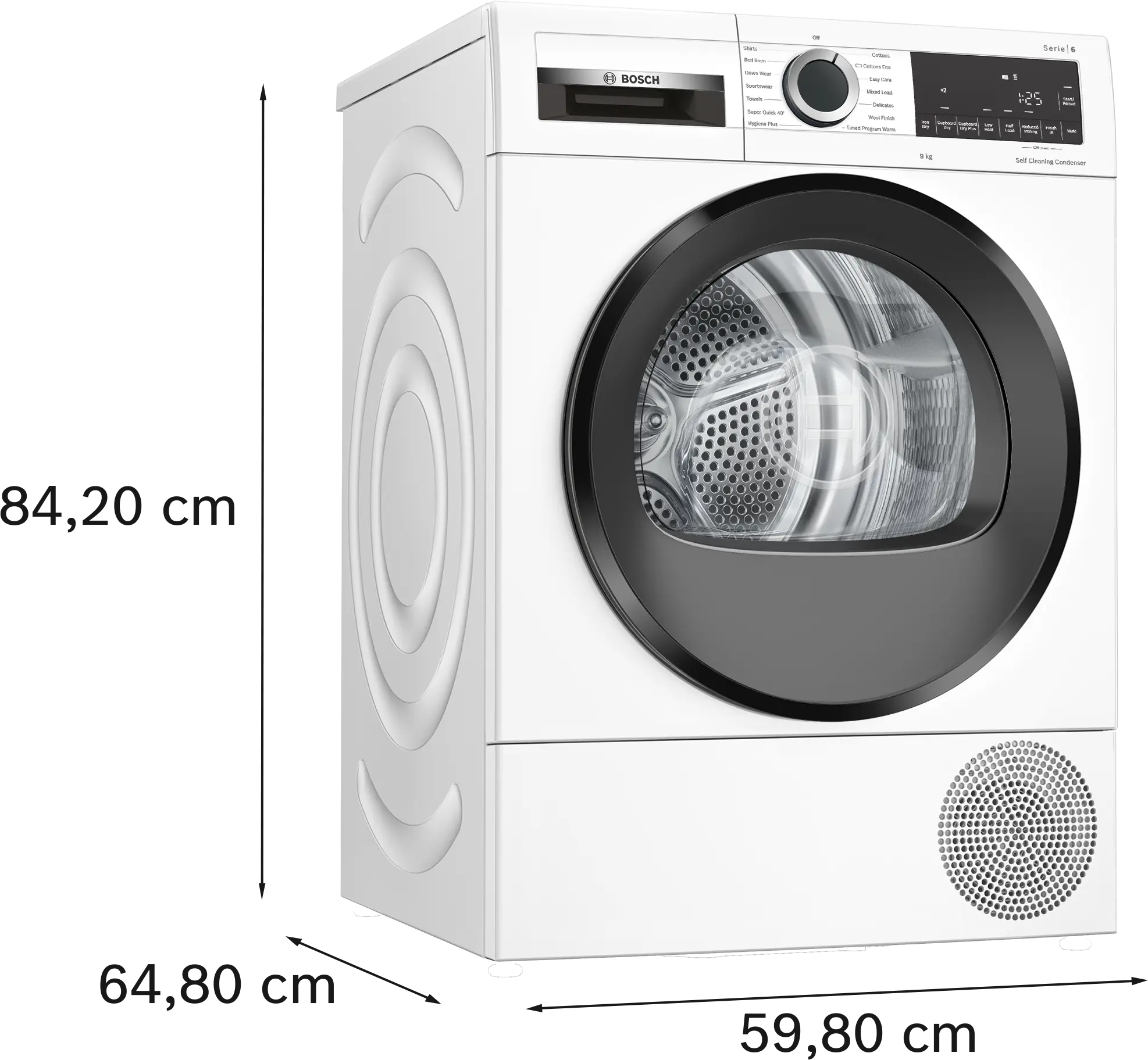 Sèche-linge Bosch Série 6 9kg WQG24515